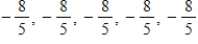 <strong>Select the first five terms of the sequence.(Assume that n begins with 1. ) </strong> A) B) C) D)0,1,2,3,4 E) 