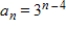 <strong>Write an expression for the apparent nth term of the sequence.(Assume that n begins with 1. ) </strong> A) B) C) D) E) 