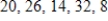<strong>Select the first five terms of the sequence defined recursively. </strong> A) B) C) D) E) 