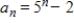 <strong>Write an expression for the apparent nth term of the sequence.(Assume that n begins with 1. ) 3,8,13,18,23</strong> A) B) C) D) E)