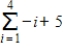 <strong>Find the sum. </strong> A)1 B)15 C)10 D)-10 E)9