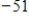 <strong>Find the determinant of the matrix. </strong> A) B)50 C)51 D) E)