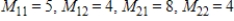 <strong>Find all minors of the matrix. </strong> A) B) C) D) E)