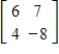 <strong>Find all the cofactors of the matrix. </strong> A) B) C) D) E)