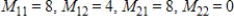 <strong>Find all minors of the matrix. </strong> A) B) C) D) E)