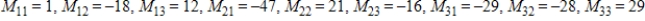 <strong>Find all minors of the matrix. </strong> A) B) C) D) E)