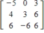 <strong>Find all the cofactors of the matrix. </strong> A) B) C) D) E)