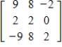 <strong>Find the determinant of the matrix.Expand by cofactors on the row or column that appears to make the computations easiest. </strong> A)-64 B)-62 C)-66 D)-65 E)-63