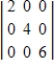 <strong>Evaluate the determinant. </strong> A)46 B)48 C)50 D)47 E)49