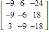 <strong>Find all cofactors of the matrix . </strong> A) B) C) D) E)
