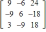 <strong>Find all minors of the matrix . </strong> A) B) C) D) E)
