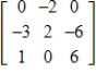 <strong>Find the determinant of by the method of expansion by cofactors using column 3. </strong> A)-14 B)24 C)-4 D)-24 E)-34
