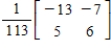 <strong>Use the inverse formula to find the inverse of the 2×2 matrix (if it exists). </strong> A) B) C) D) E)