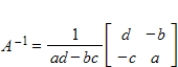 <strong>Use the inverse formula to find the inverse of the 2×2 matrix (if it exists). </strong> A) B) C) D) E)