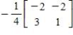 <strong>Use the inverse formula to find the inverse of the 2×2 matrix (if it exists). </strong> A) B) C) D) E)