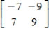 <strong>Use the inverse formula to find the inverse of the matrix (if it exists). </strong> A) B) C) D) E)Does not exist