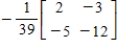 <strong>Use the inverse formula to find the inverse of the 2×2 matrix (if it exists). </strong> A) B) C) D) E)