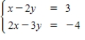 <strong>Solve the system of linear equations. </strong> A) B) C) D) E)