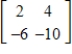 <strong>Find the inverse of the matrix .</strong> A) B) C) D) E)