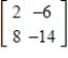 <strong>Find the inverse of the matrix .</strong> A) B) C) D) E)