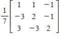 <strong>Find the inverse of the matrix . </strong> A) B) C) D) E)