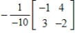 <strong>Find the inverse of the matrix (if it exists).</strong> A) B) C) D) E)does not exist