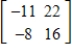 <strong>Find the inverse of the matrix (if it exists).</strong> A)does not exist B) C) D) E)