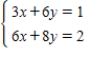 <strong>Solve the system of linear equations using the inverse matrix </strong> A) B) C) D) E)