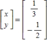 <strong>Solve the system of linear equations using the inverse matrix </strong> A) B) C) D) E)