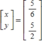 <strong>Solve the system of linear equations using the inverse matrix </strong> A) B) C) D) E)
