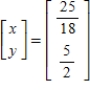 <strong>Solve the system of linear equations using the inverse matrix </strong> A) B) C) D) E)