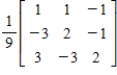 <strong>Solve the system of linear equations using the inverse matrix .</strong> A) B) C) D) E)