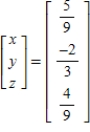 <strong>Solve the system of linear equations using the inverse matrix .</strong> A) B) C) D) E)