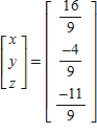 <strong>Solve the system of linear equations using the inverse matrix .</strong> A) B) C) D) E)