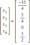 <strong>Solve the system of linear equations using the inverse matrix .</strong> A) B) C) D) E)