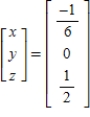 <strong>Solve the system of linear equations using an inverse matrix. </strong> A) B) C) D) E)
