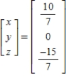 <strong>Use the matrix capabilities of a graphing utility to solve the following system of linear equations: </strong> A) B) C) D) E)