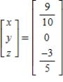 <strong>Use the matrix capabilities of a graphing utility to solve the following system of linear equations: </strong> A) B) C) D) E)