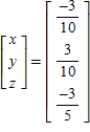 <strong>Use the matrix capabilities of a graphing utility to solve the following system of linear equations: </strong> A) B) C) D) E)