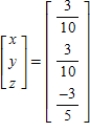 <strong>Use the matrix capabilities of a graphing utility to solve the following system of linear equations: </strong> A) B) C) D) E)