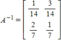 <strong>Find the inverse of A. </strong> A) B) C) D) E)