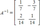 <strong>Find the inverse of A. </strong> A) B) C) D) E)