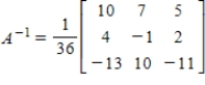 <strong>Find the inverse of A. </strong> A) B) C) D) E)