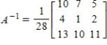<strong>Find the inverse of A. </strong> A) B) C) D) E)
