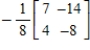 <strong>Find the inverse of the matrix (if it exists).</strong> A) B) C) D) E)does not exist