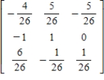 <strong>Find the inverse of the matrix. </strong> A) B) C) D) E)