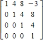 <strong>Use a graphing calculator to find the inverse of the matrix. </strong> A) B) C) D) E)
