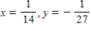 <strong>Find x and y. </strong> A) B) C) D) E)