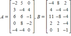 <strong>Find A - B. </strong> A) B) C) D) E)