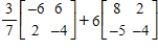 <strong>Use the matrix capabilities of a graphing utility to evaluate the expression.Round your results to three decimal places,if necessary. </strong> A) B) C) D) E)
